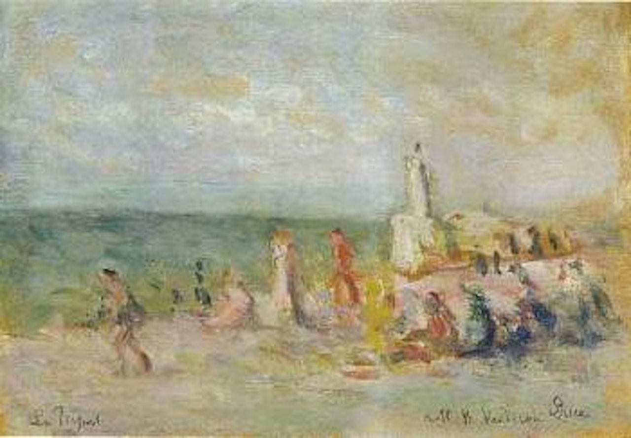 La Plage du Treport by Maximilien Luce