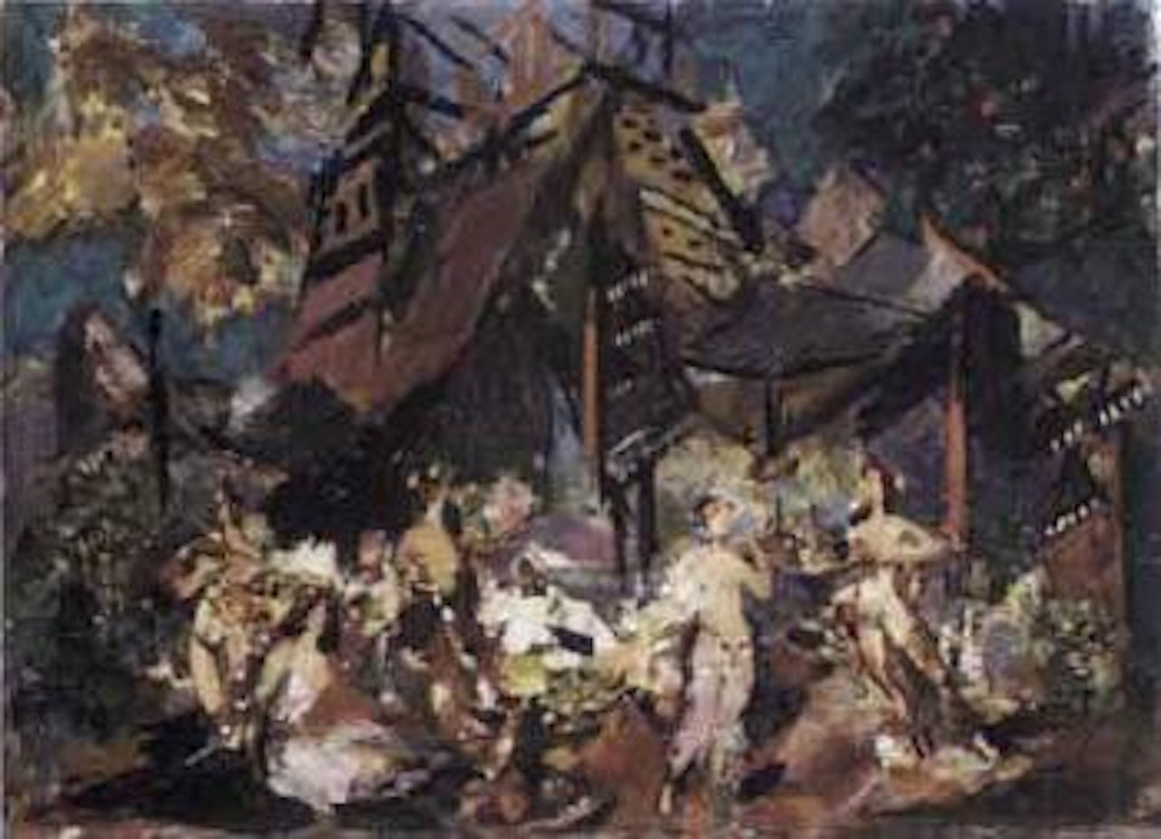 Stage design by Konstantin Alekseevich Korovin