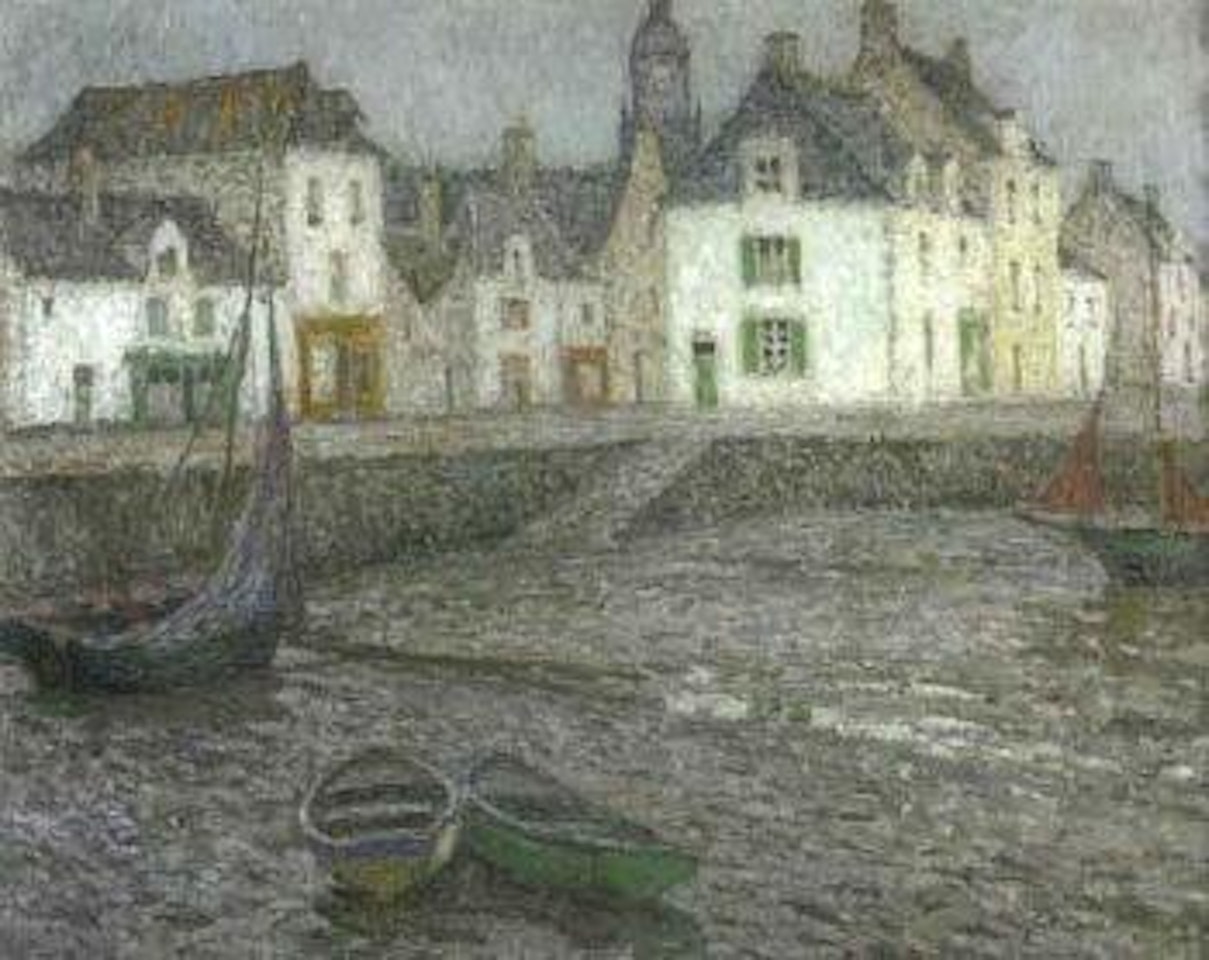 Les maisons des marins, Le Croisic by Henri Le Sidaner