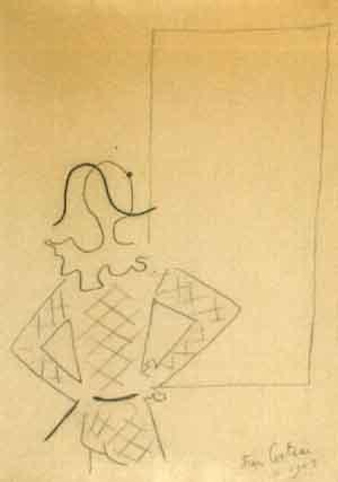 Arlequin de dos by Jean Cocteau