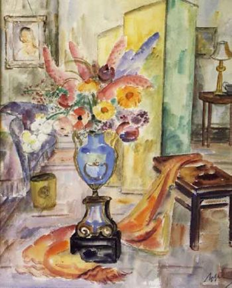 Interior with still life, Fitzwilliam Square by Norah McGuinness