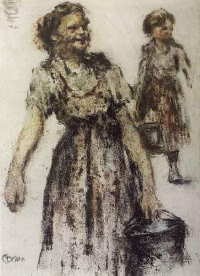 At the pump by William Conor