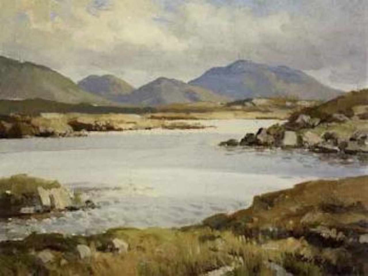 Connemara landscape by Maurice Canning Wilks