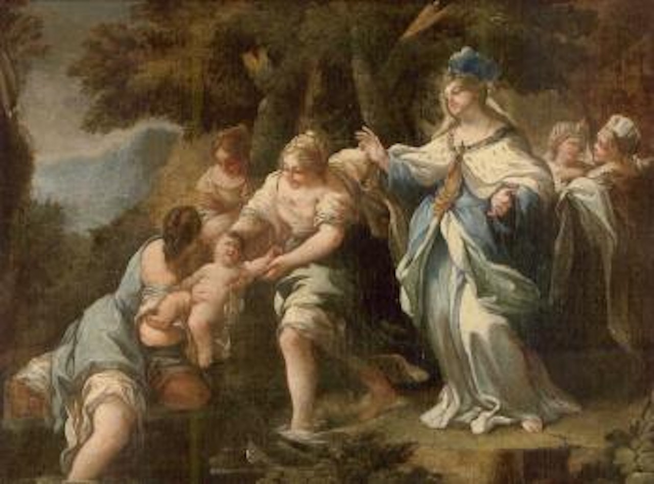 Finding of Moses by Circle of Luca Giordano