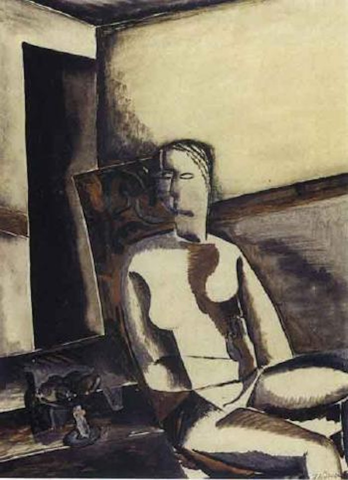 Femme assise by Ossip Zadkine