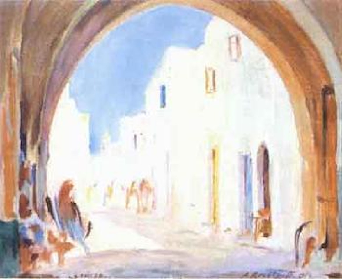 Ruelle de Sousse by Alexandre Roubtzoff