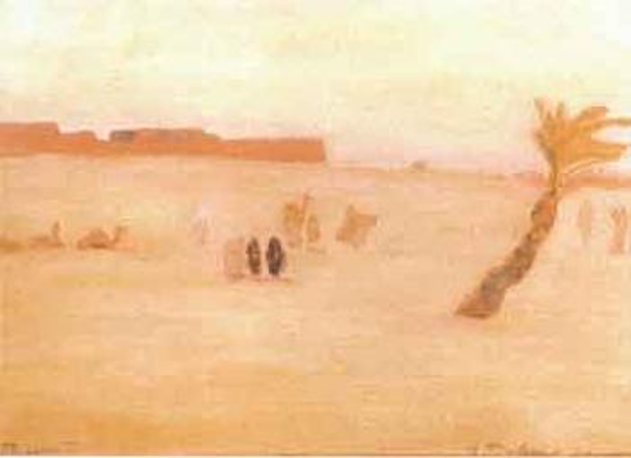 Vue de Touggourt by Alexandre Roubtzoff