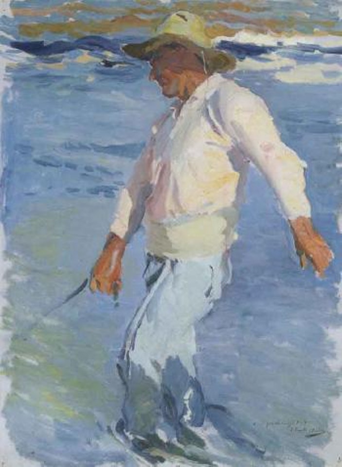 Angler by Joaquin Sorolla Y Bastida