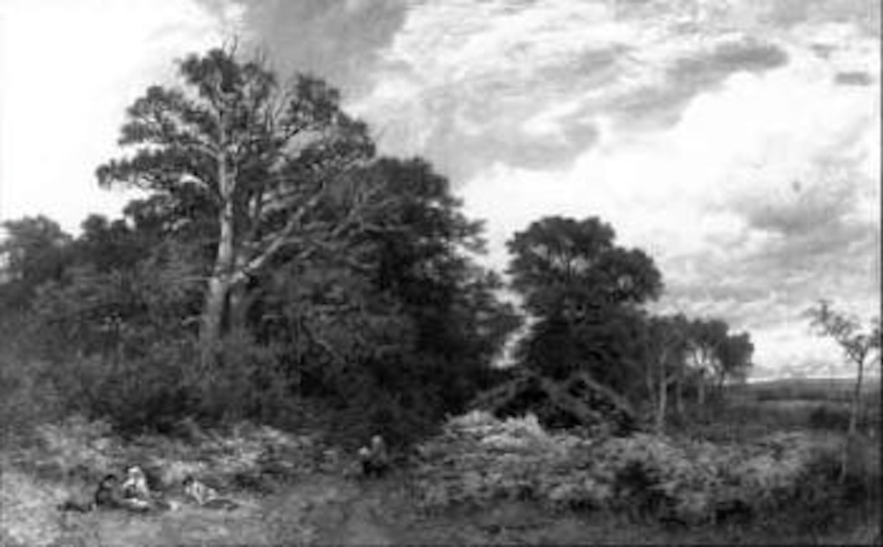 The edge of the woods by Benjamin Williams Leader