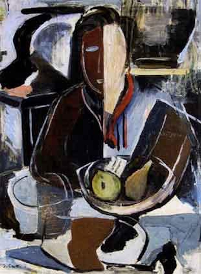 Nature morte a la coupe de fruits by Jean Crotti
