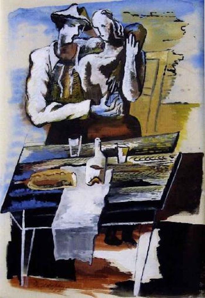 Le couple by Ossip Zadkine