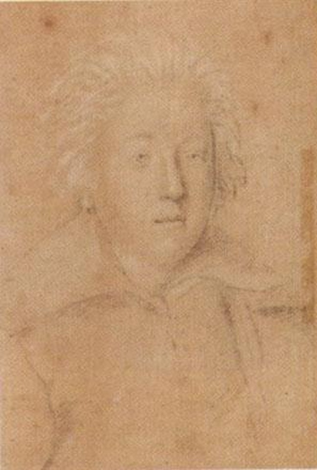 Un jeune homme en buste by Ottavio Leoni