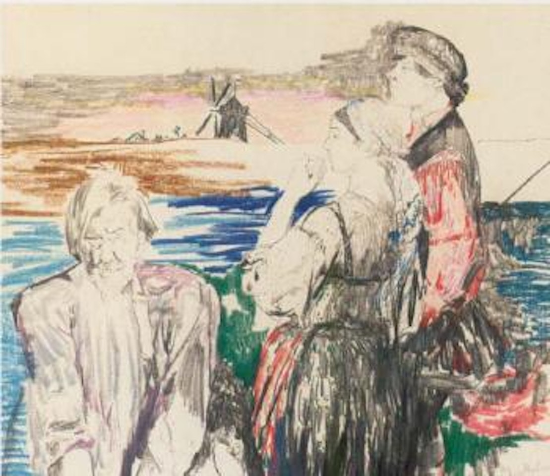 Peasants in a field by Filip Malyavin