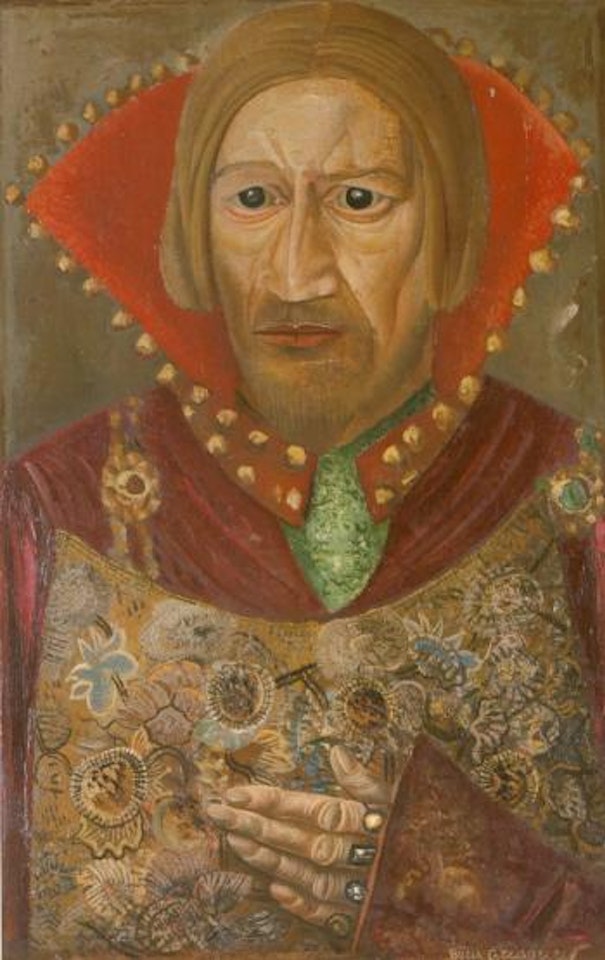 Portrait of Vasilii Kachalov as Tsar Fedor by Boris Grigoriev