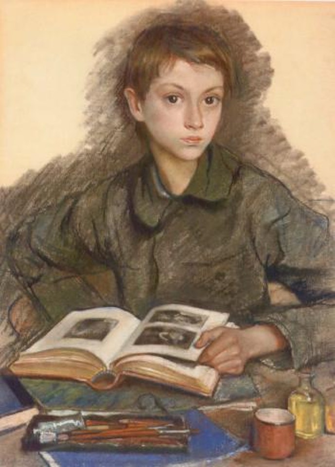 Portrait of Alexsandr Serebriakov by Zinaida Serebriakova