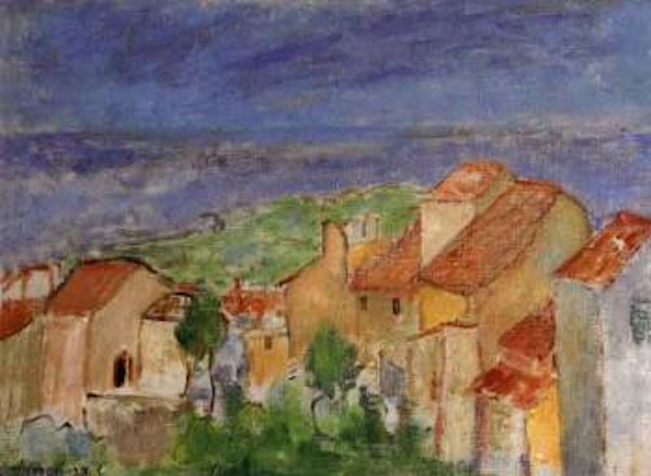 View of Cagnes by Ivan Ivarson