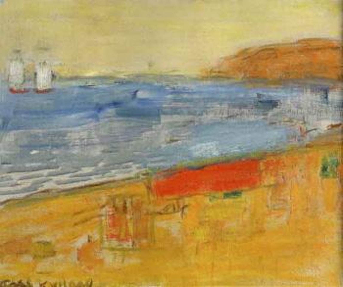 The calm bay for bathers by Carl Kylberg