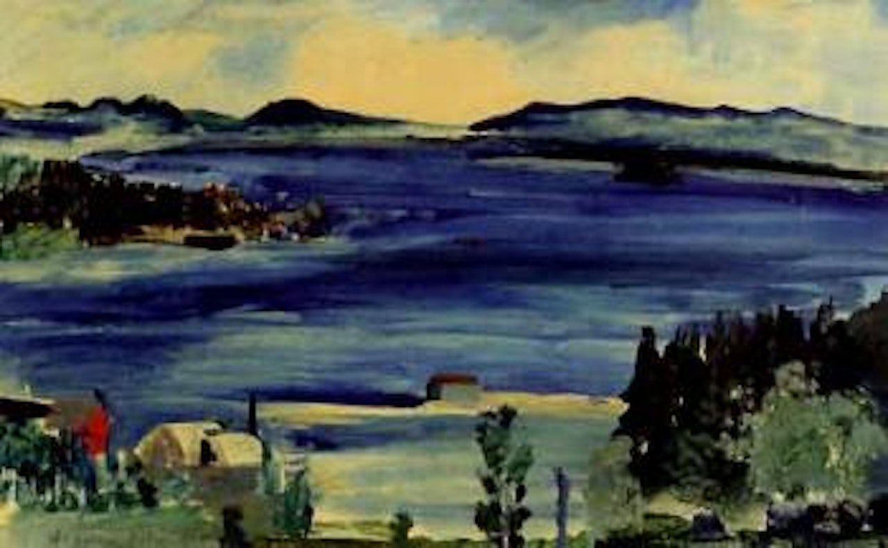 Coastal landscape Moviken, Halsingland by Sven Erixson
