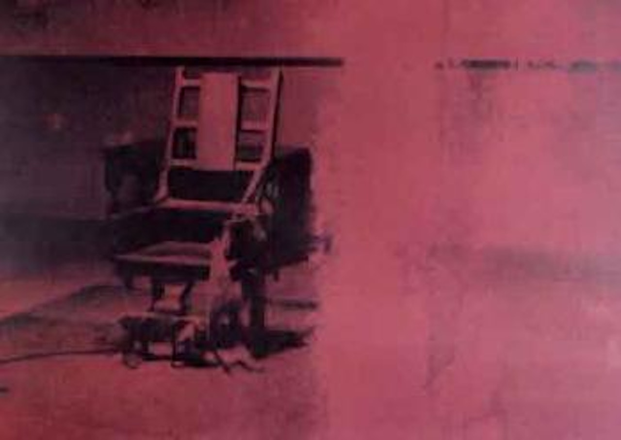 Electric chair by Andy Warhol