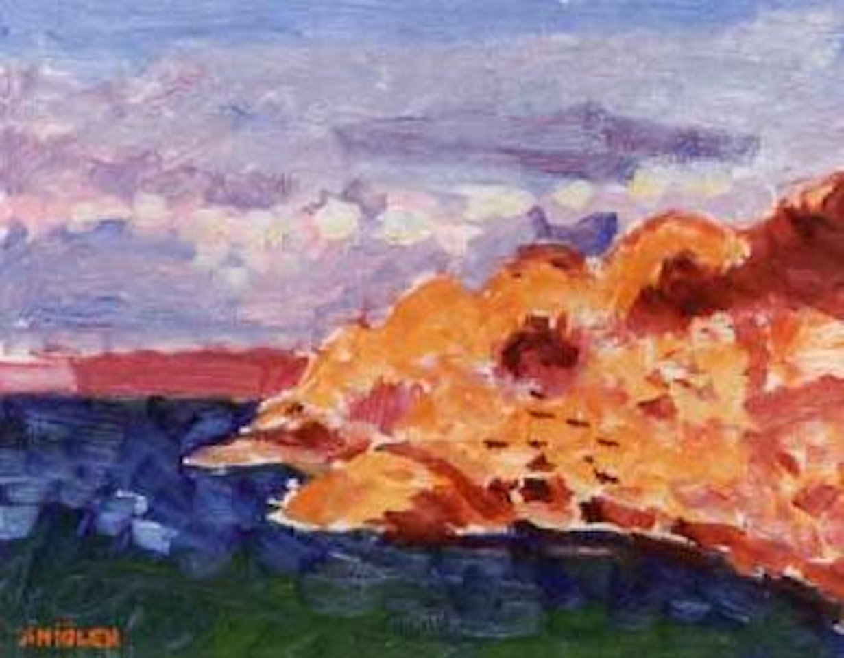 Red cliffs by Inge Schiöler