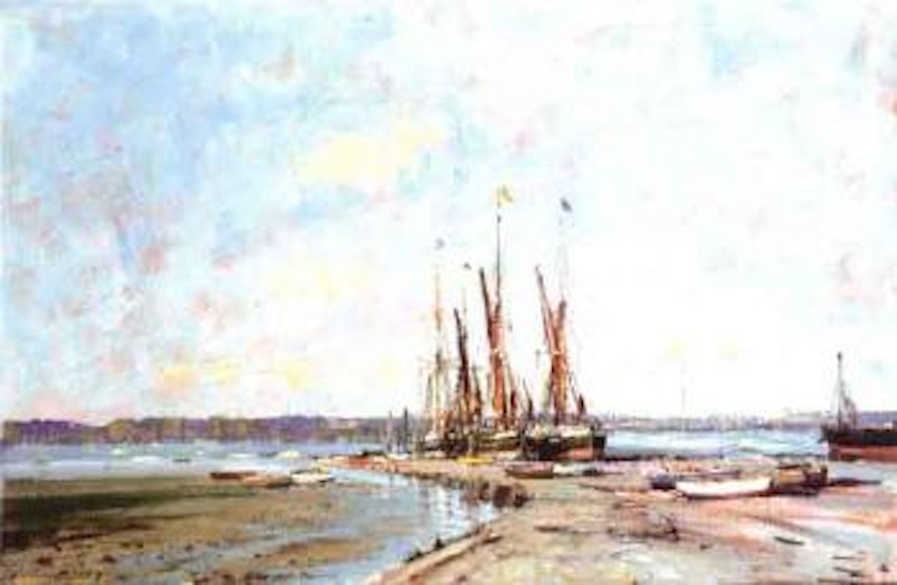 Summer evening, Pin Mill by Edward Seago