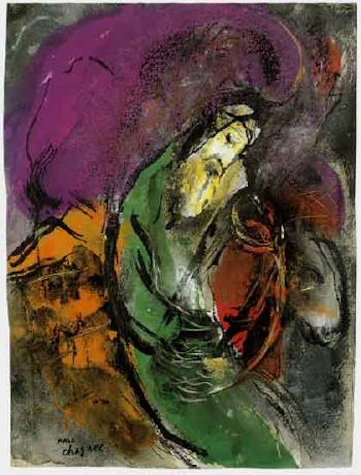 Jeremie - Jeremiah by Marc Chagall