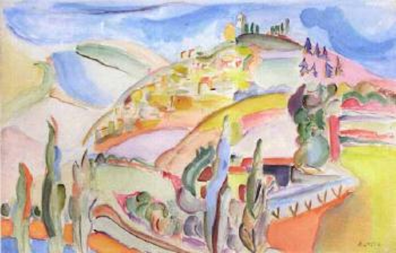 Paysage mediterraneen by André Lhote