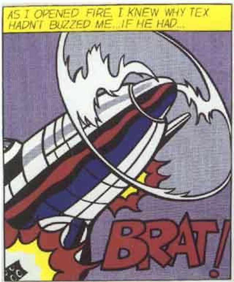 As I opened fire by Roy Lichtenstein