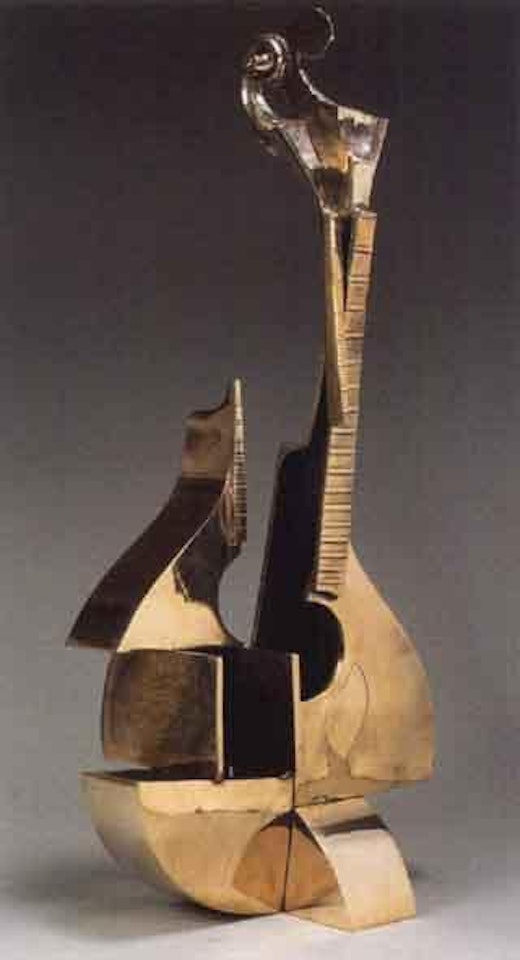 Guitare portugaise cubiste by Arman