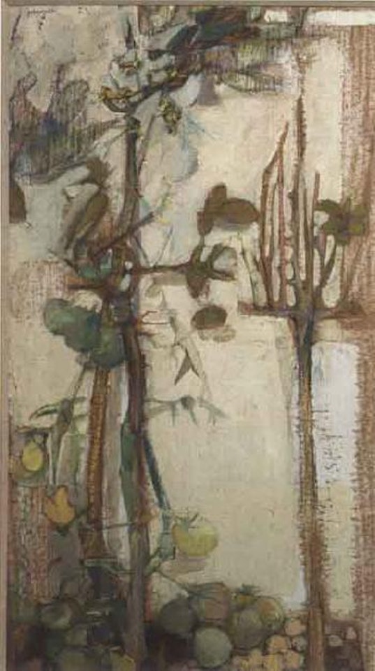 Rosiers et tomates by Paul Rebeyrolle
