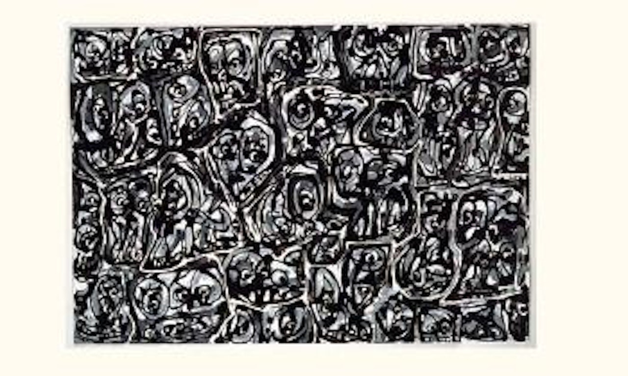 Foule by Antonio Saura