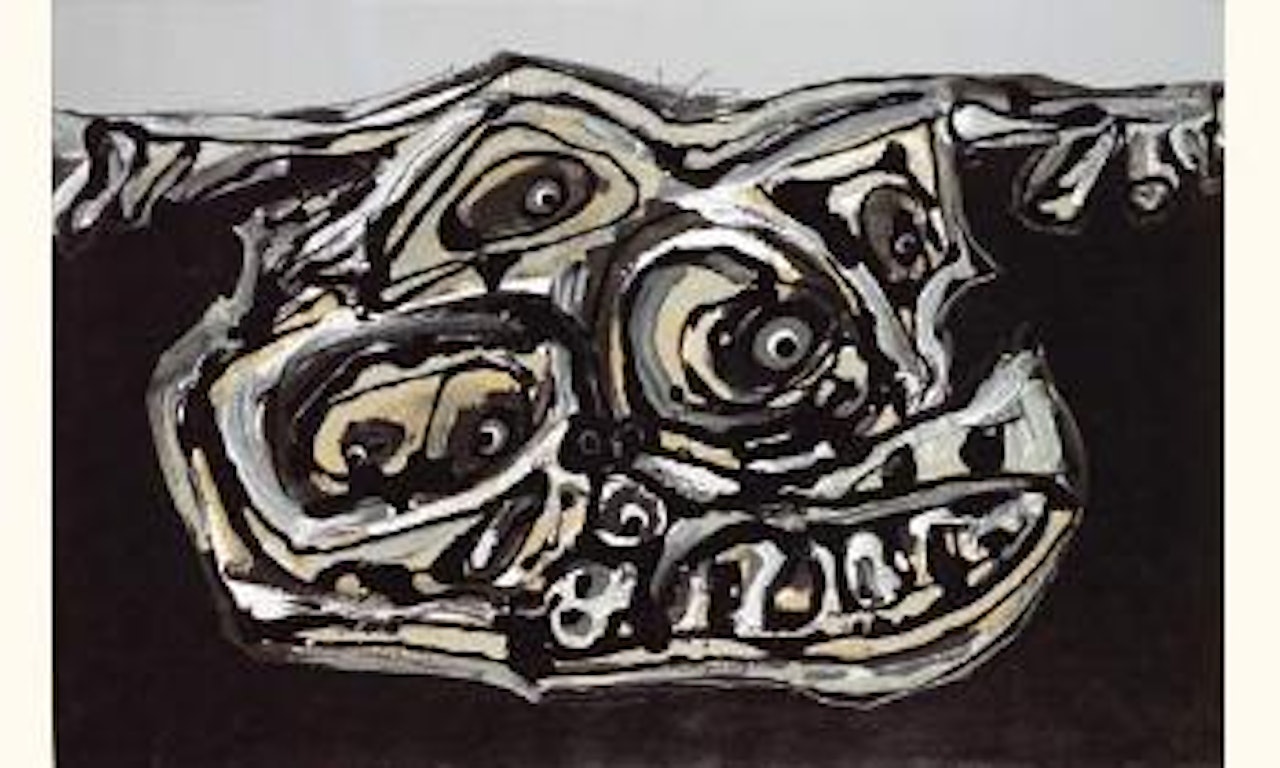 Composition by Antonio Saura