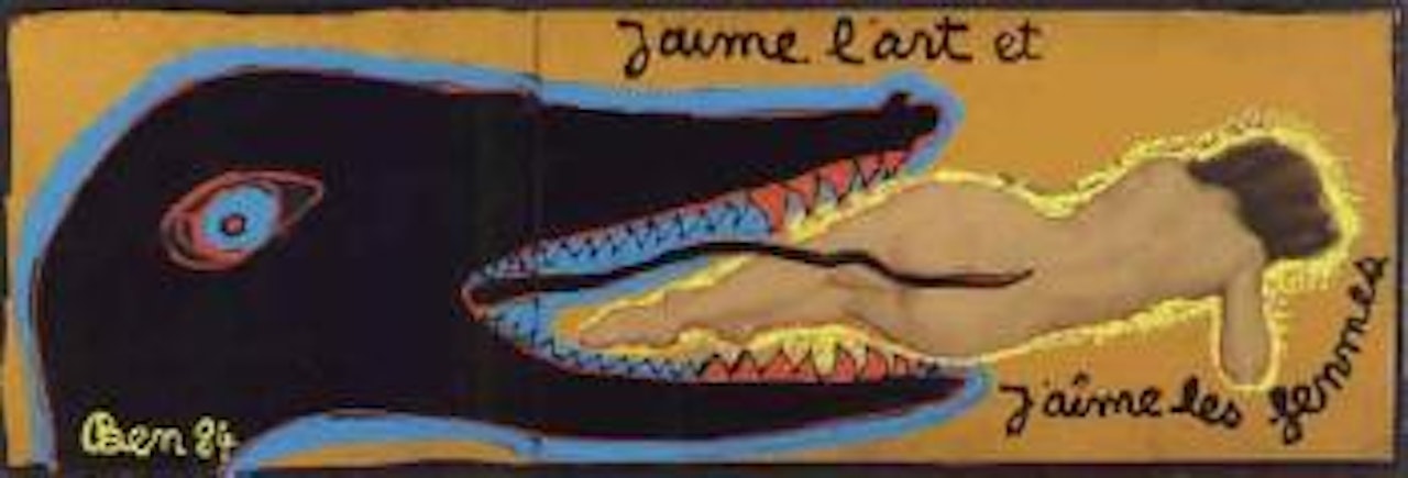 J'aime l'art et j'aime les femmes by Ben Vautier
