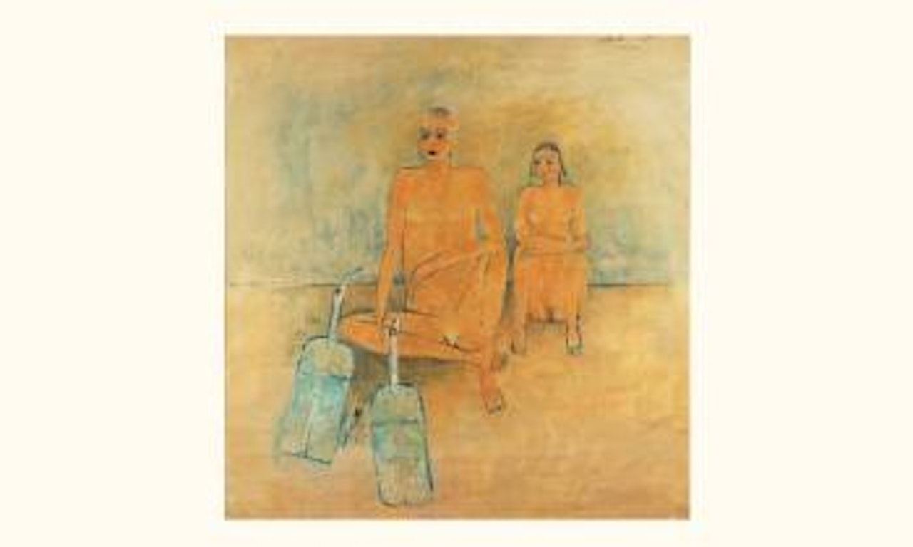 Couple et canards by Louis Cane