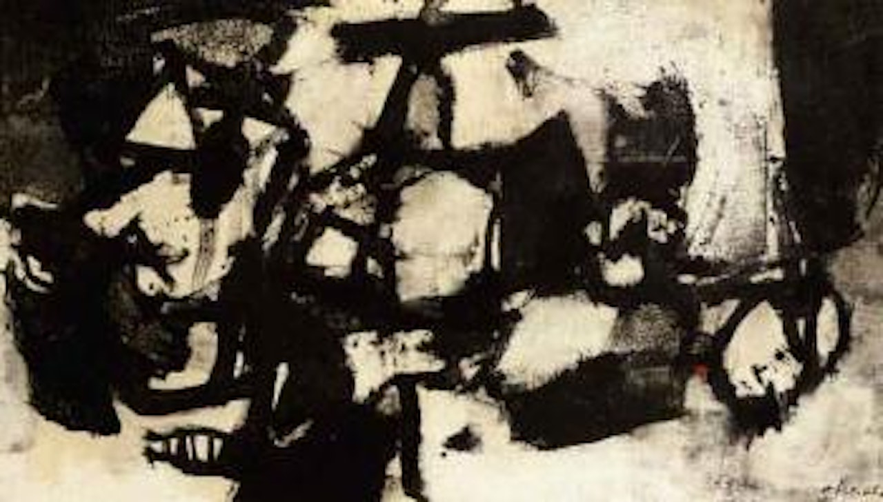 White, black, medium VI by Afro