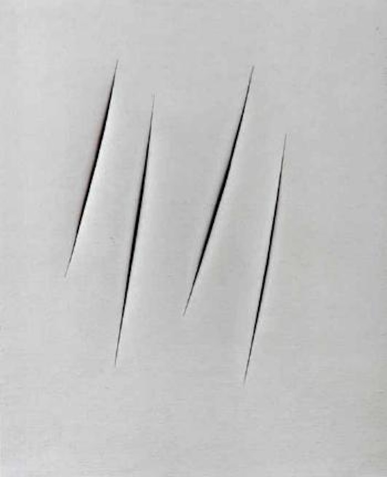 Spatial concept by Lucio Fontana