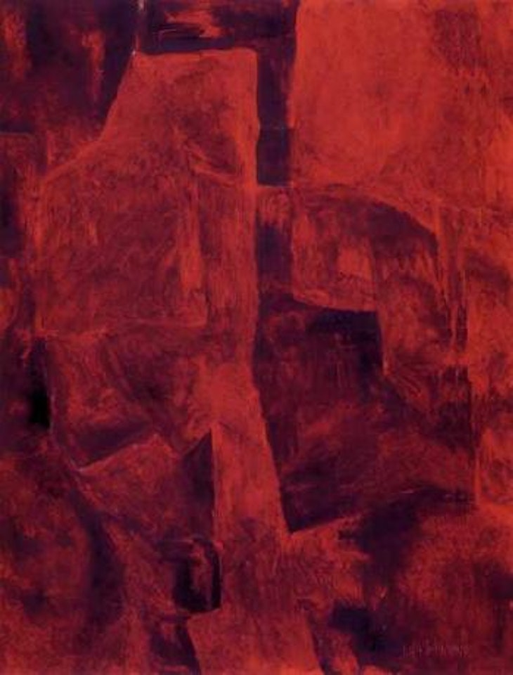 Composition rouge et vert by Serge Poliakoff