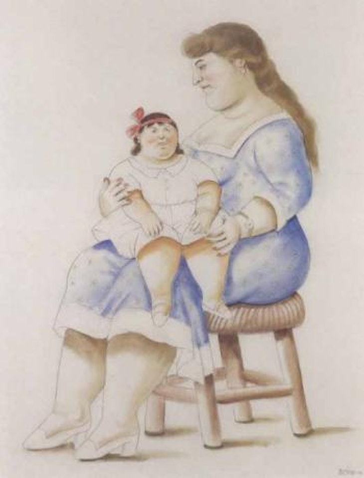Maternity by Fernando Botero