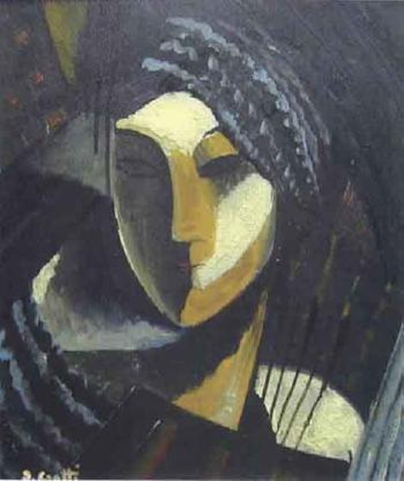 Femme au turban by Jean Crotti