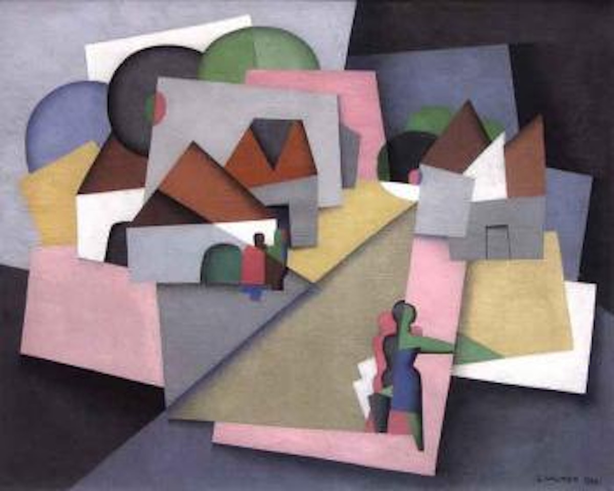 Le village by Georges Valmier