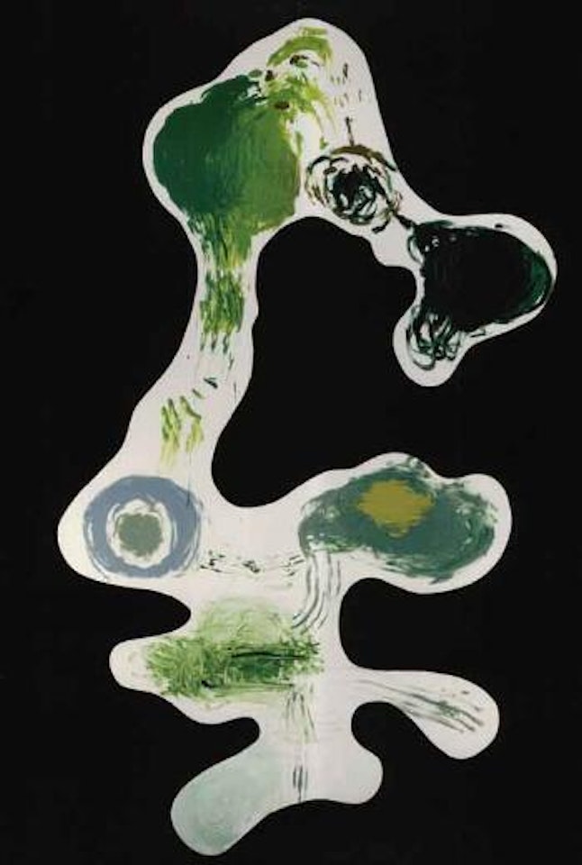 Free gesture frozen, yet refusing to submit to personification by Mike Kelley