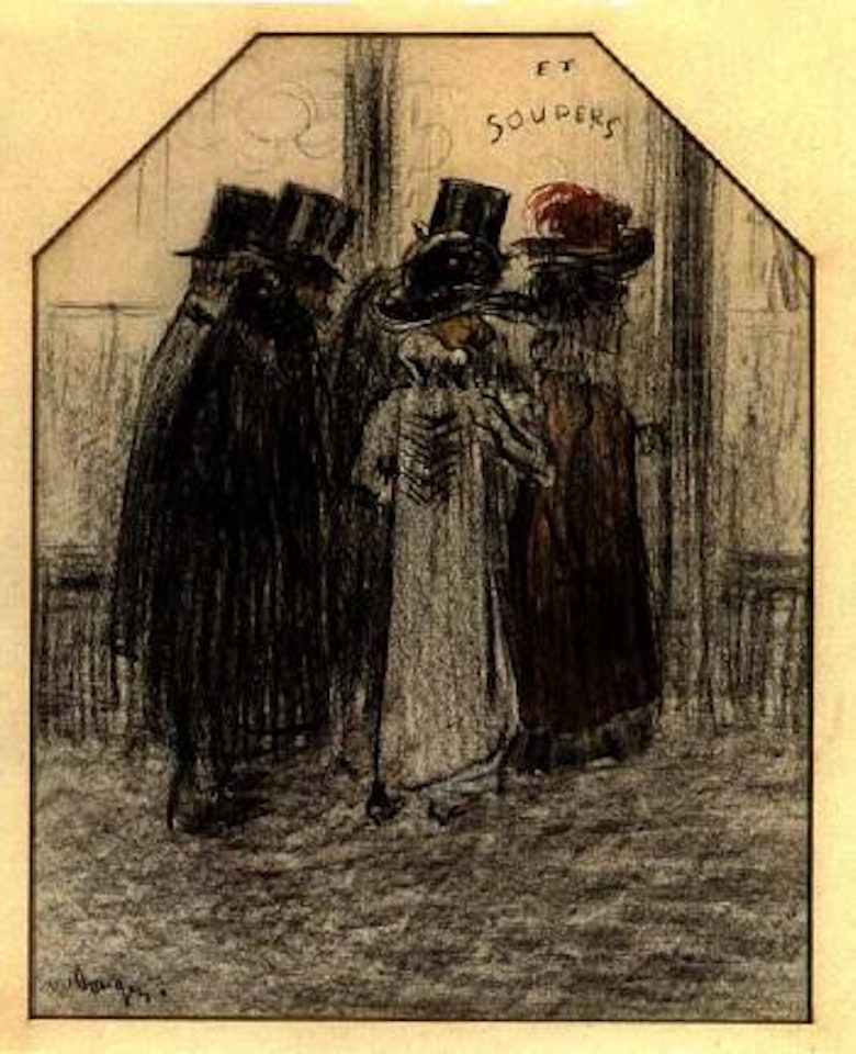 Leaving the theatre by Kees van Dongen