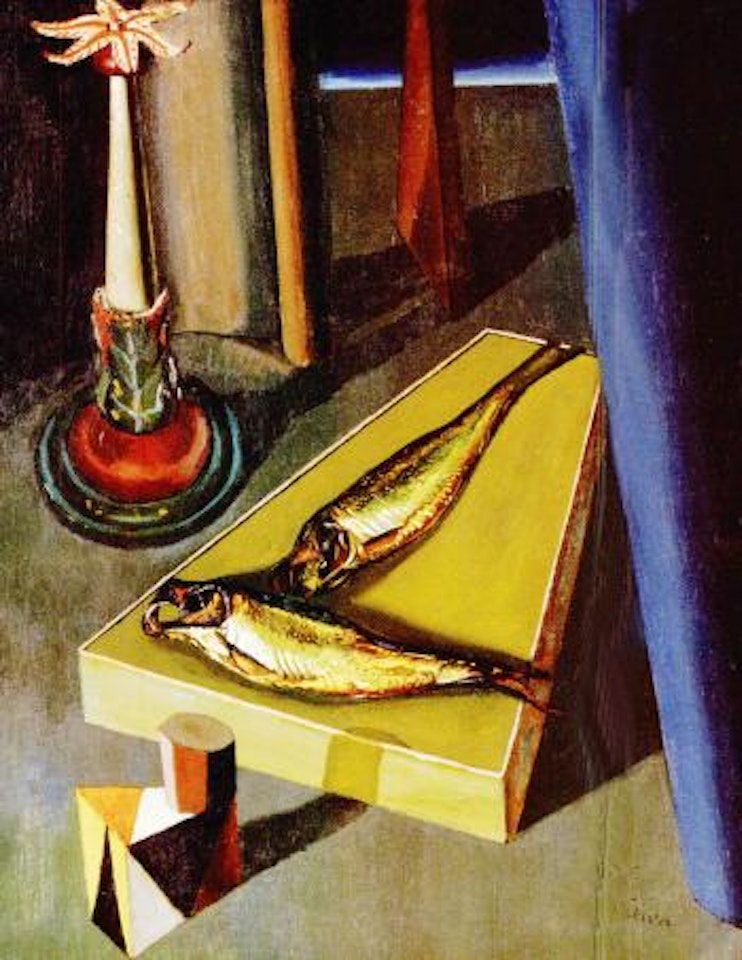 Sacred fish by Giorgio de Chirico