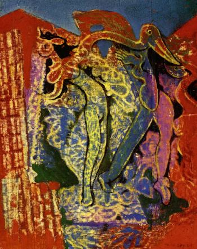 Leda et le cygne by Max Ernst