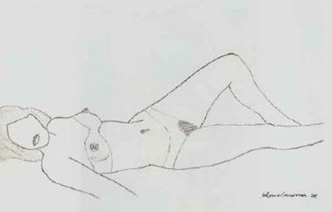 Femme allongee by Tom Wesselmann