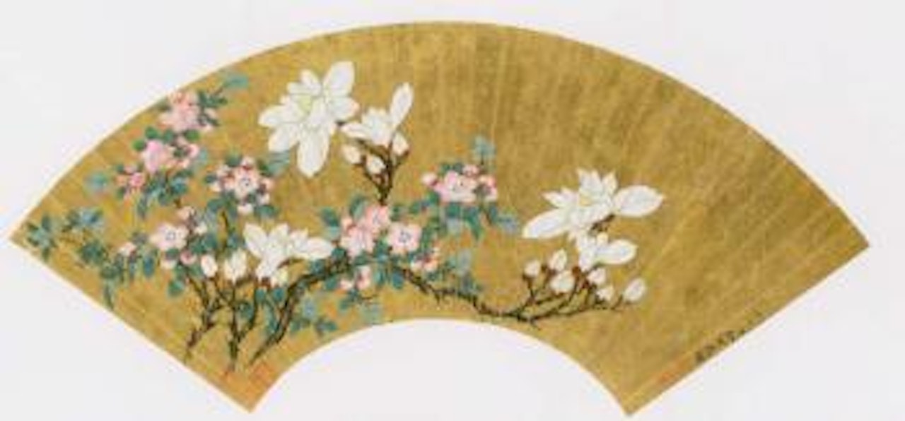 Landscape. Flowers by Chinese School