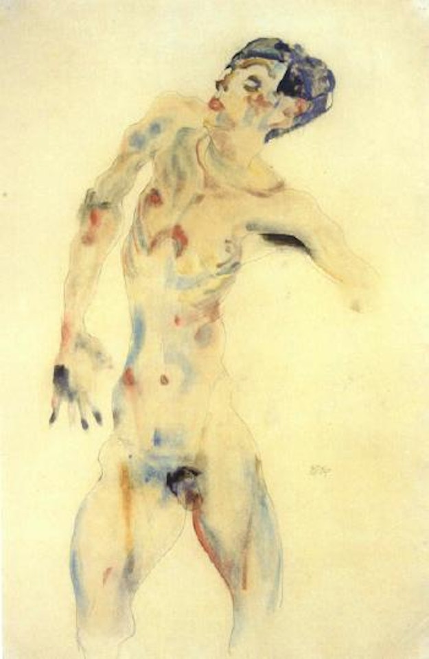 Self-portrait by Egon Schiele