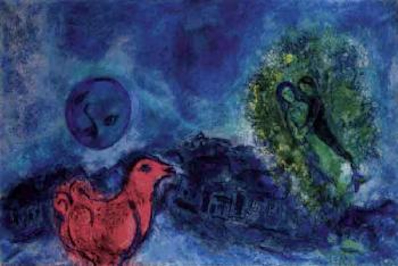 Le soir by Marc Chagall