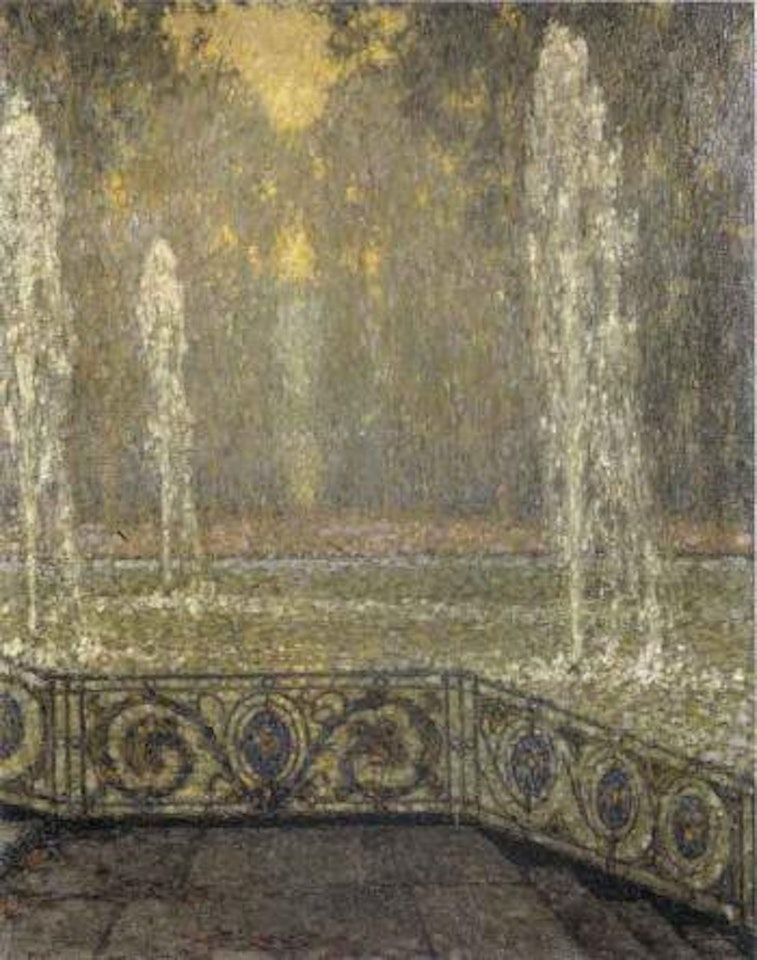 Les jets d'eau, Versailles by Henri Le Sidaner