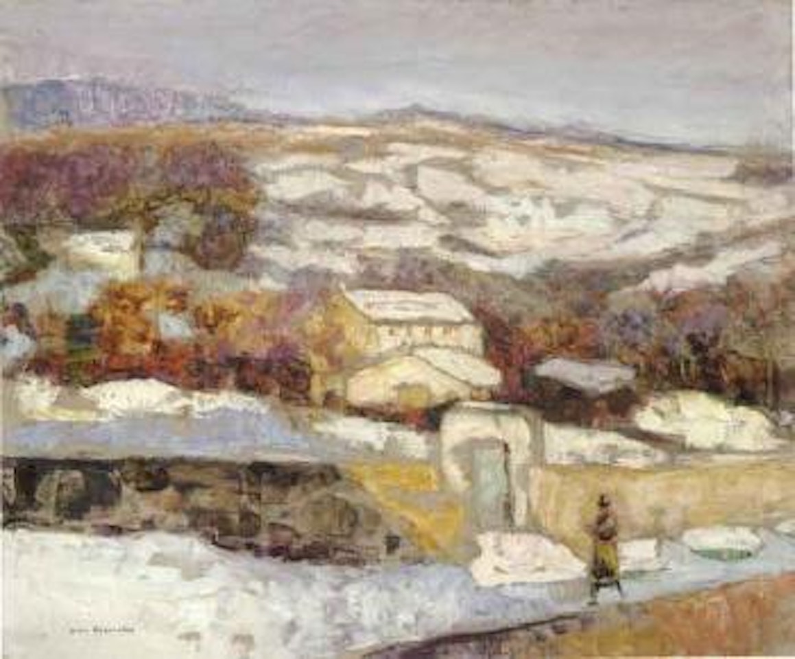 Paysage de neige by Victor Charreton